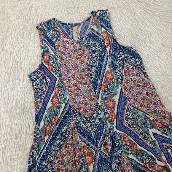 Alterd state blue floral flowing summer dress size small - Picture 2 of 6